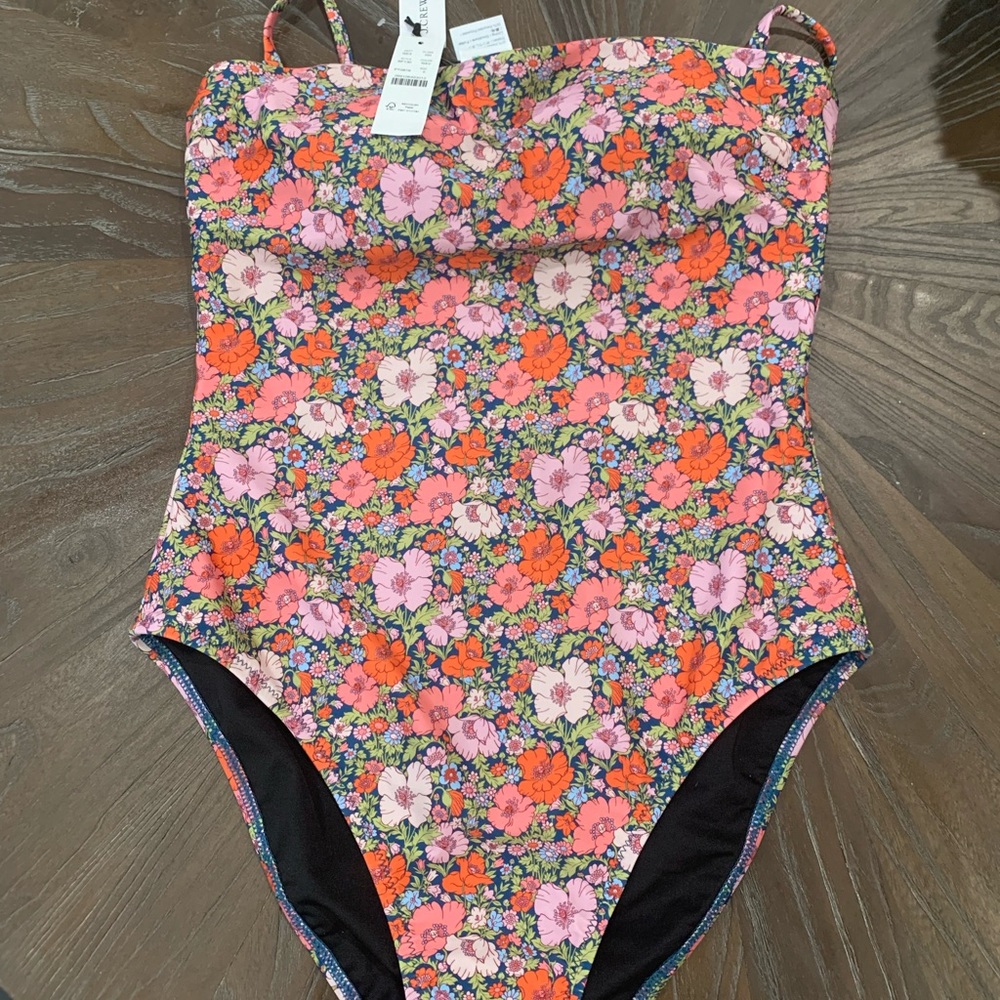 JCREW bandeau one piece